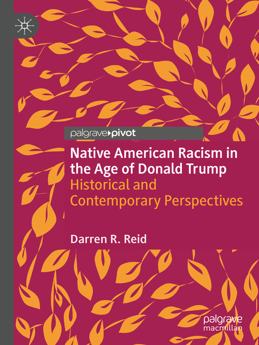 Cover image for Native American Racism in the Age of Donald Trump